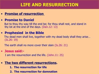 Life And Resurrection | PPT