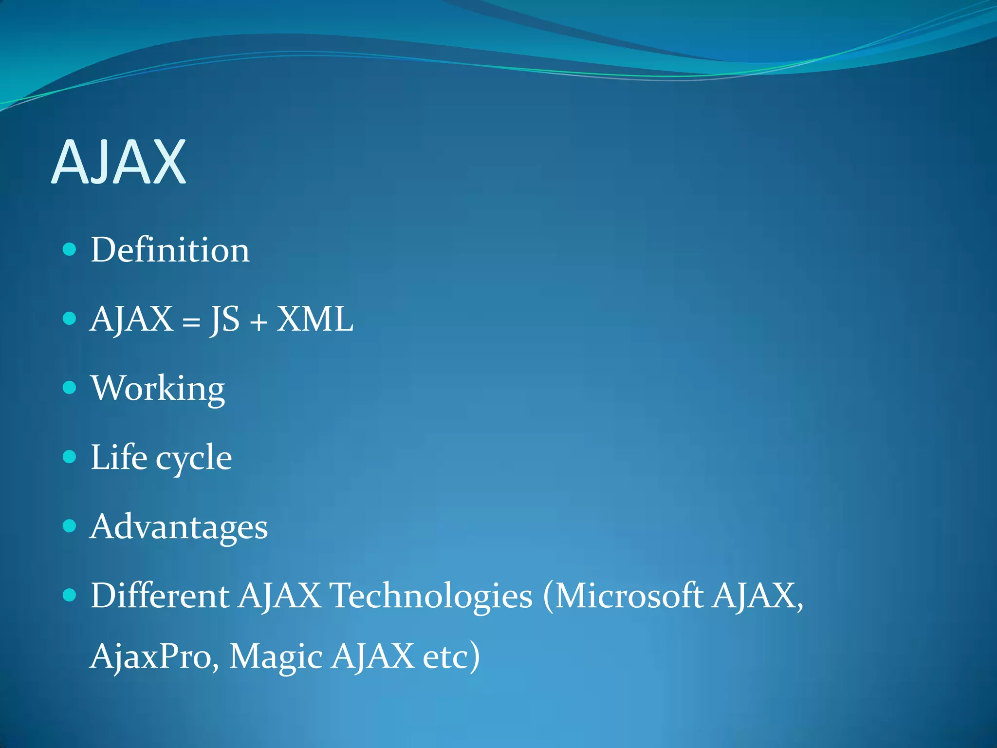 AJAXDefinition