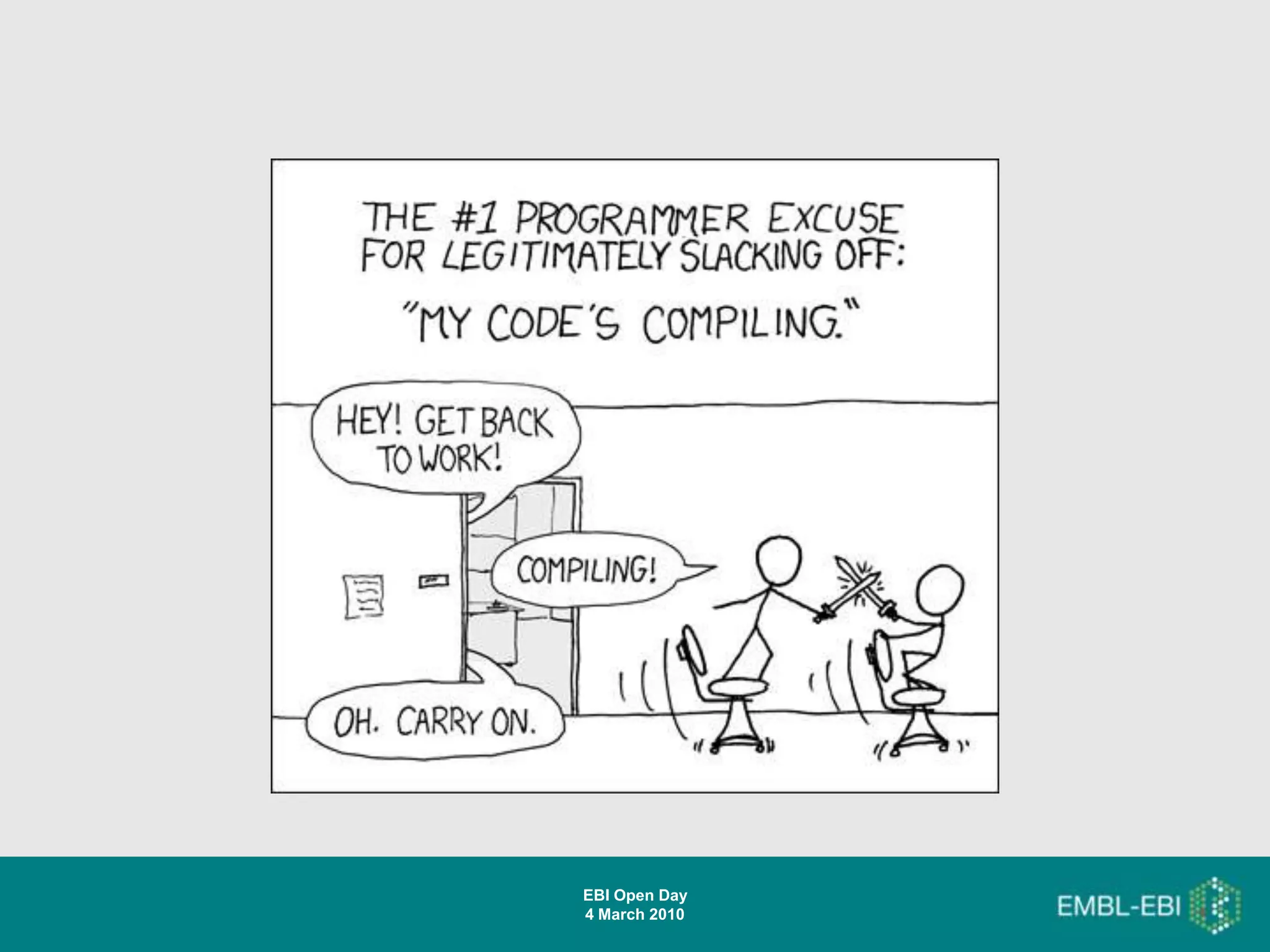 EBI Open Day
4 March 2010
 