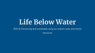 Life Below Water - SDG 14 group 11 3.pdf