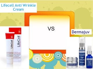 VS
Lifecell Anti Wrinkle
Cream
Dermajuv
 