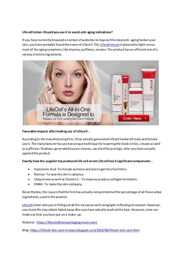lifecell cream reviews
