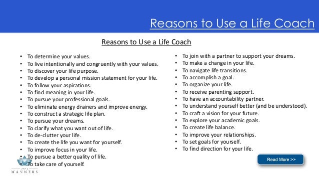 Life coaching questions