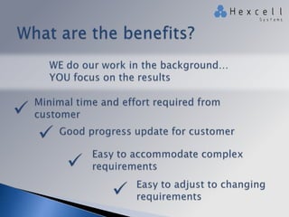 Product development in Hexcell Systems