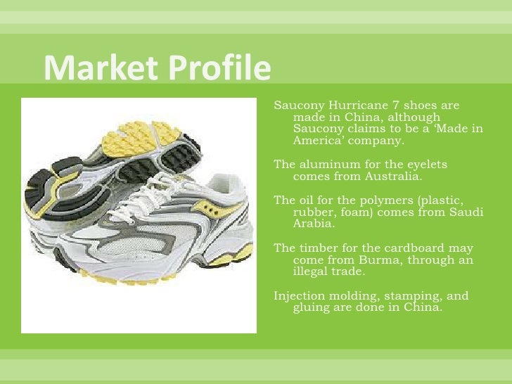 Life Cycle Analysis of a Running Shoe