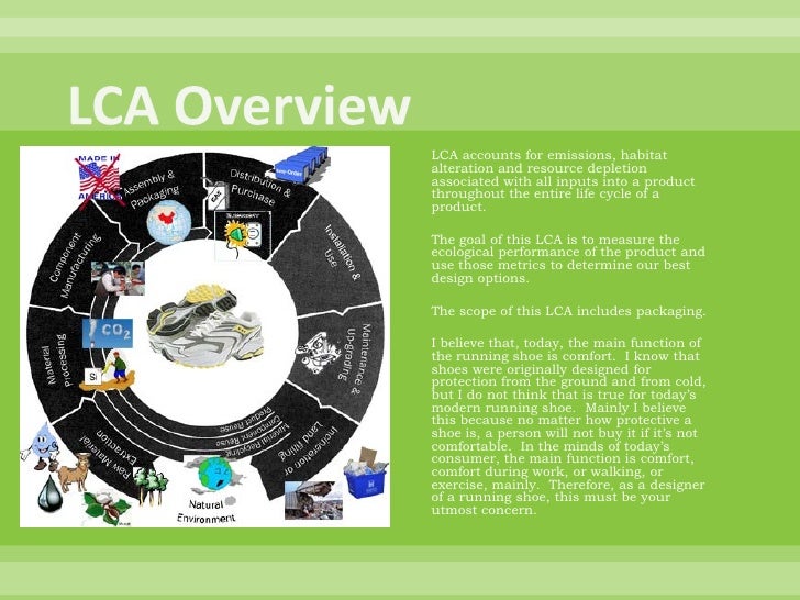 Life Cycle Analysis of a Running Shoe