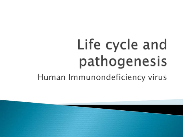 Life cycle and pathogenesis hiv | PPTX