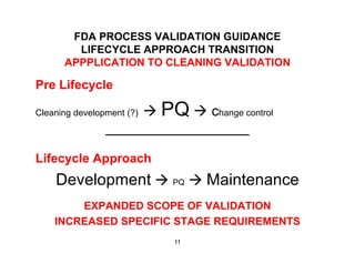 Lifecycle Approach to Cleaning Validation | PDF