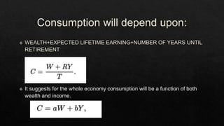 Life cycle hypothesis