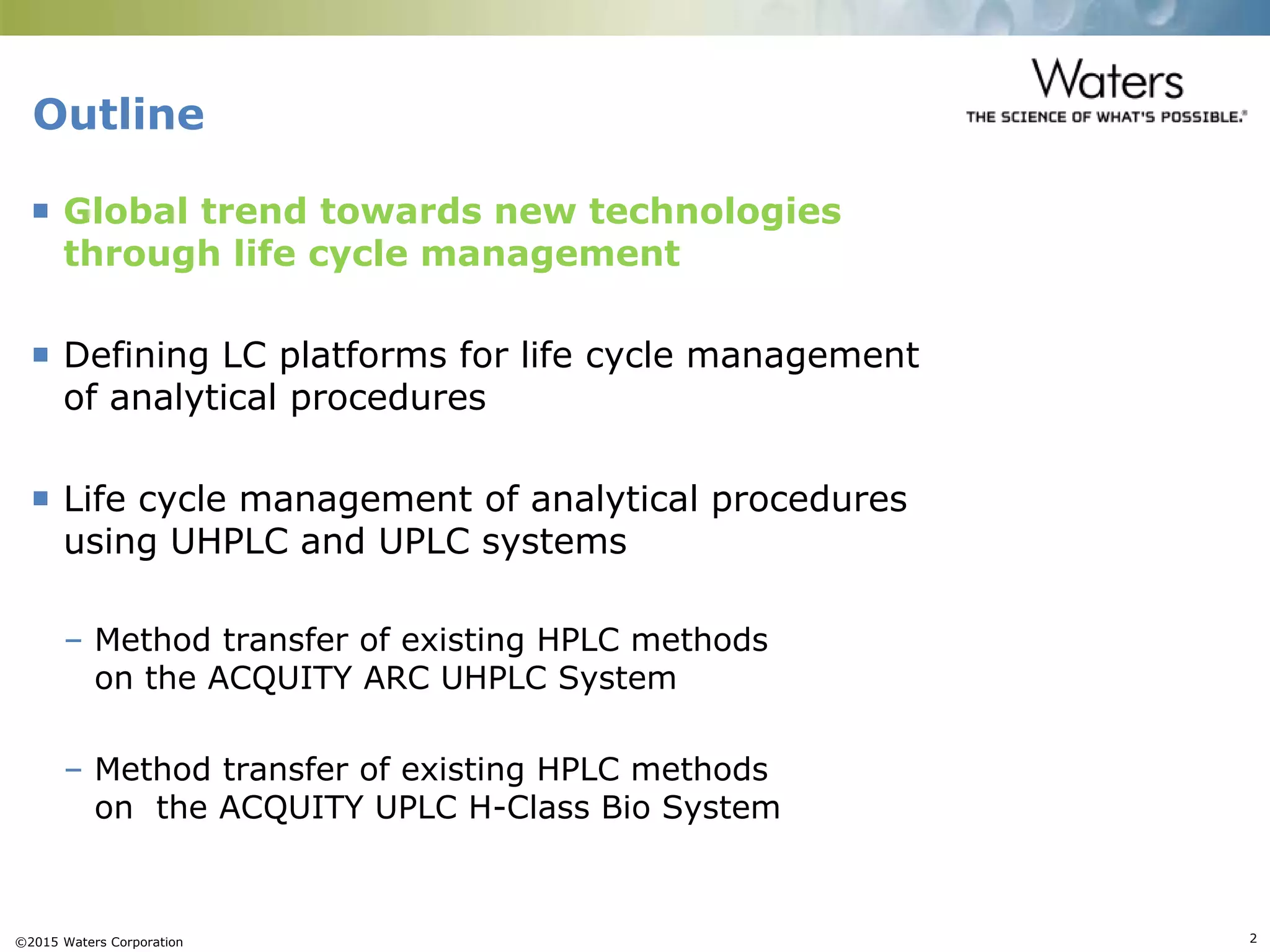 Life Cycle Management of Chromatographic Methods for Biopharmaceuticals ...
