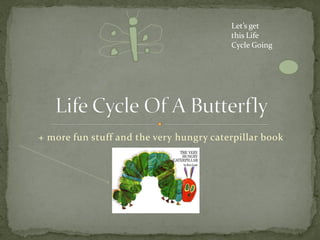 Let’s get
                                         this Life
                                         Cycle Going




+ more fun stuff and the very hungry caterpillar book
 