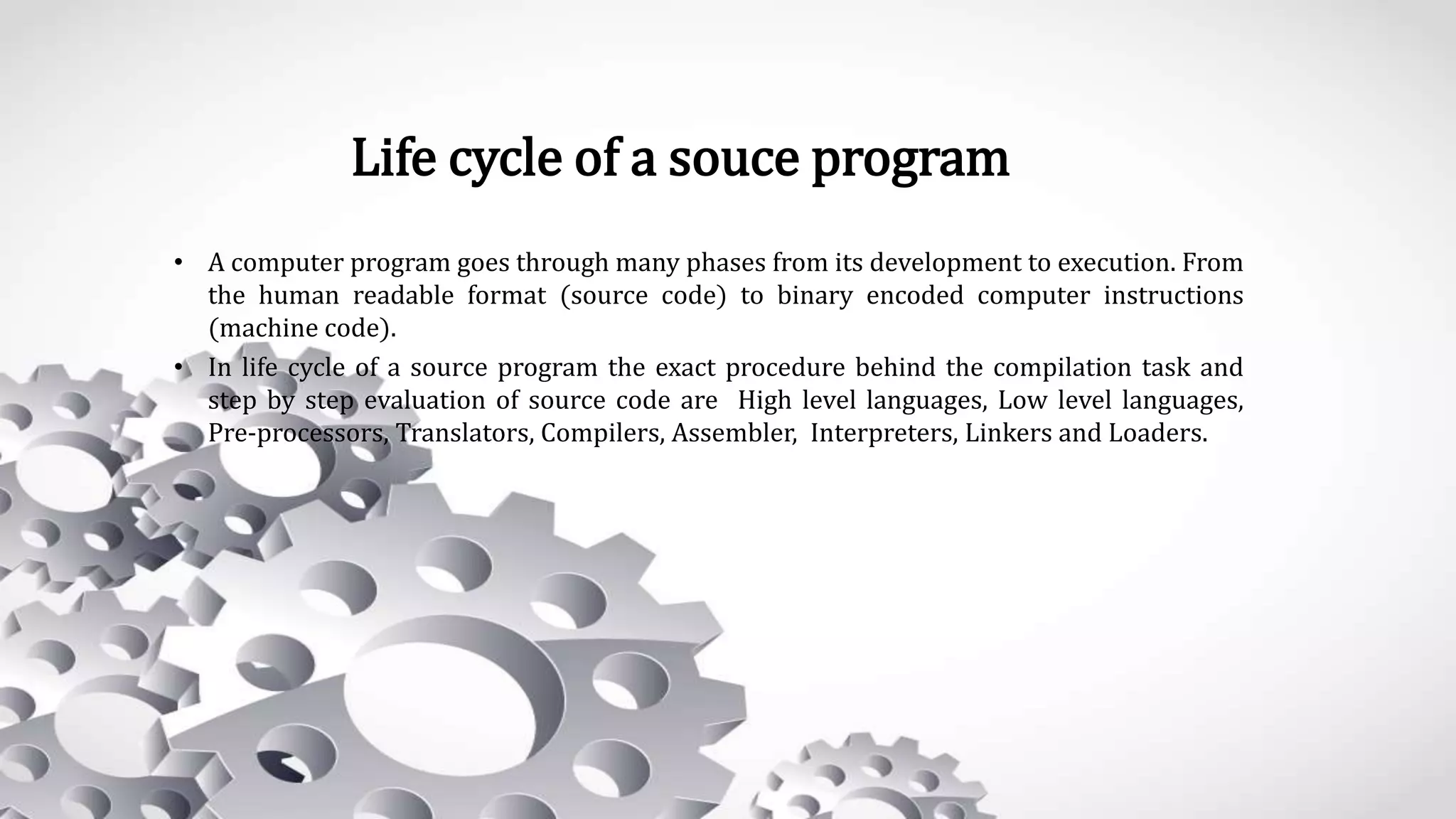 Life cycle of a computer program | PPT