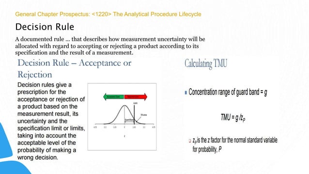 Life cycle of analytical method | PPTX | Chemistry | Science