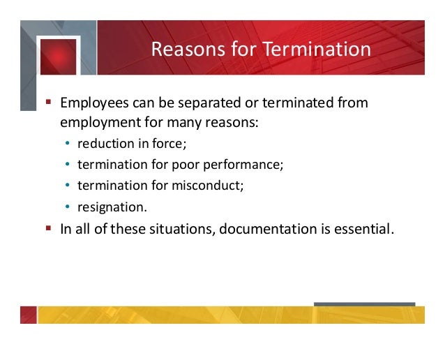employee termination