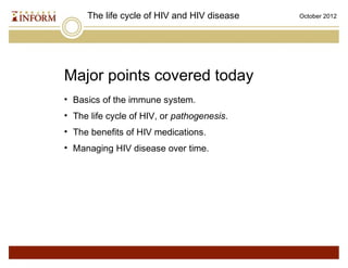 Life Cycle of HIV PLUS January 2013 | PPT