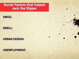 SMOG:


SMELL:


URBAN DESIGN:


UNEMPLOYMENT:
 