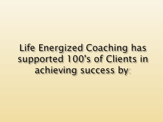 Life Energized Slide Share Ppt