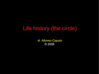 Life history (the circle) di   Alfonso Caputo © 2008   