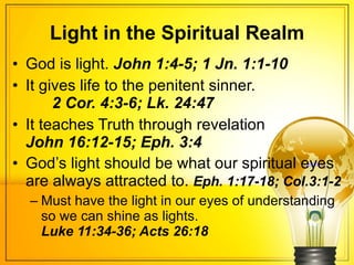 Life in Christ The Light of the World | PPT