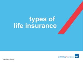 types of  life insurance 