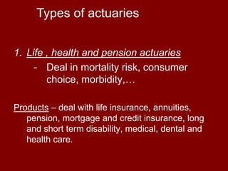 Deals in financial security systems like,        Asset management        Liability management        Analytical skills        Business knowledge, etc.,