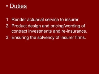 Deal with catastrophic, unnatural risksProducts – auto, home owners, communal property, workers compensation, title insurance, malpractice, environment/marine, terrorism,..