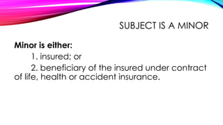 Minor Insurqance Life Insurance, Life Insurance, Life Insurance.pptx