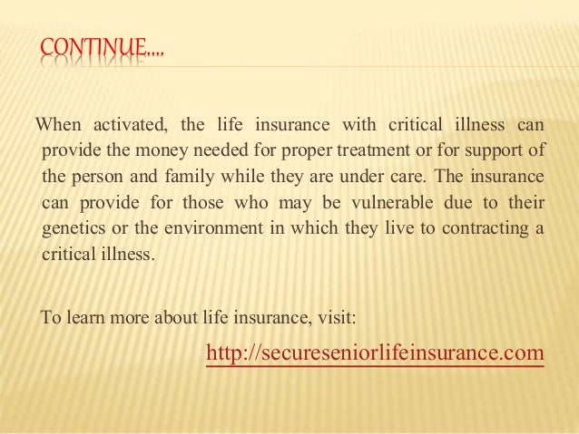 Learn About Life  insurance  and Critical  illness 