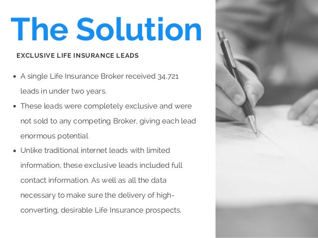Exclusive Life Insurance Leads