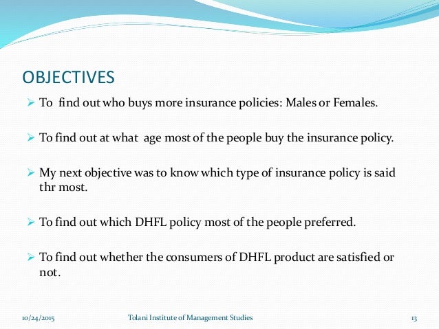 DHFL Pramerica life insurance co. ltd by maninder singh