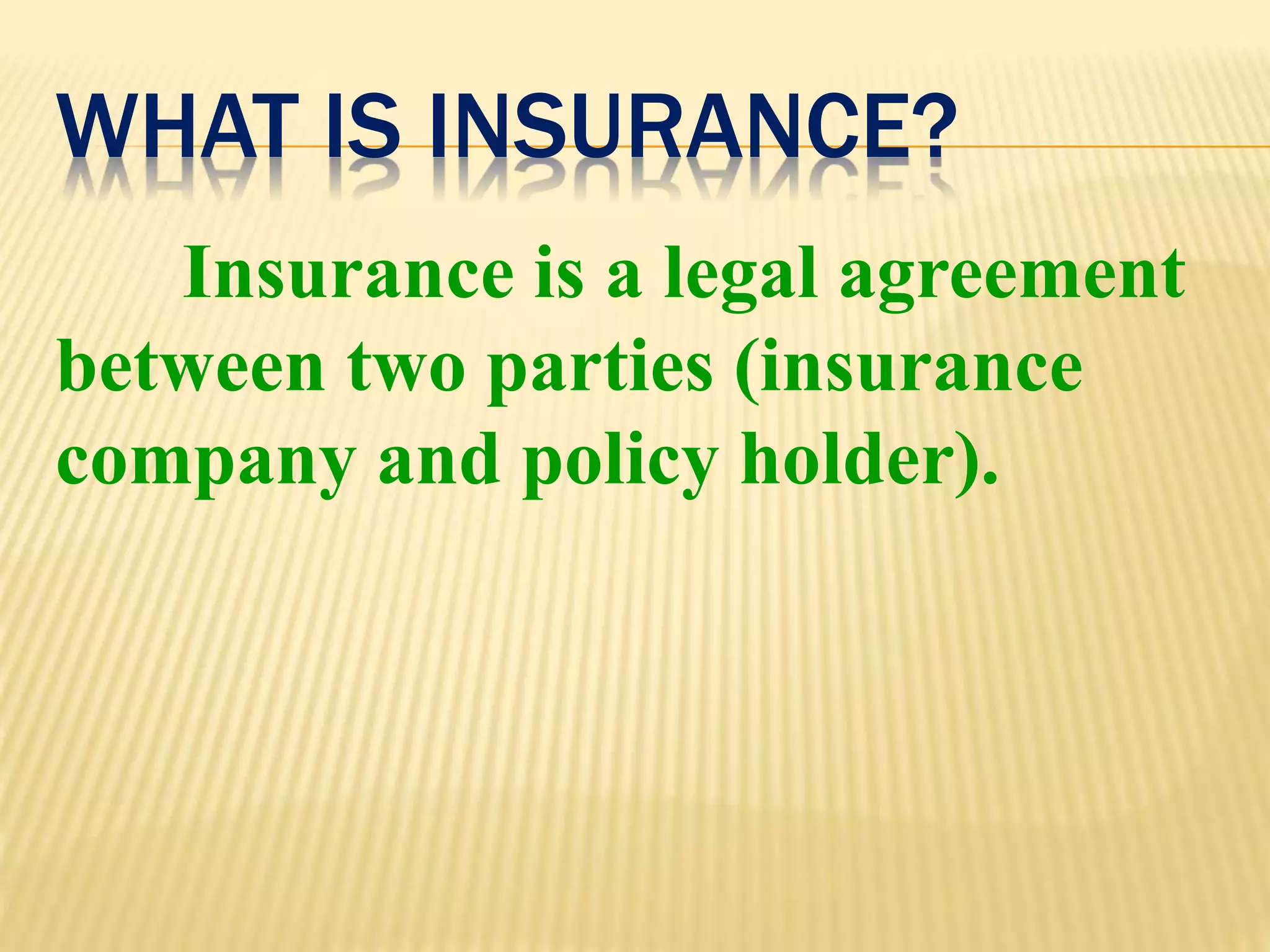 LIFE INSURANCE PPT
