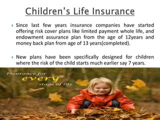 Lifeinsuranceppt [LIC] | PPTX