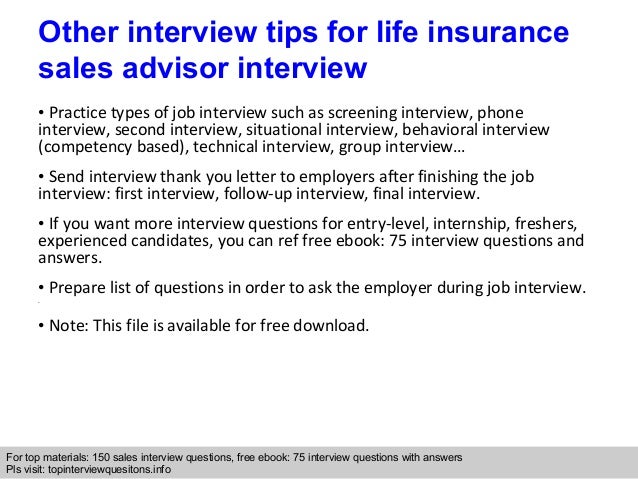 sales advisor interview questions