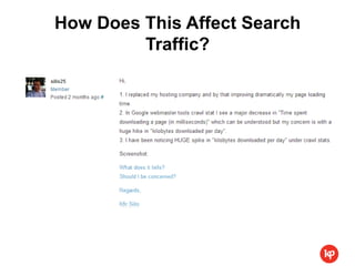 How Does This Affect Search
         Traffic?
 
