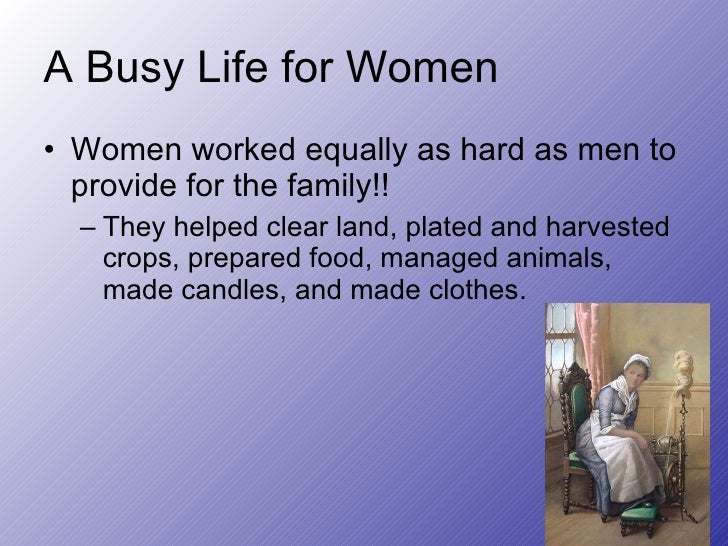 Life in the New England Colonies