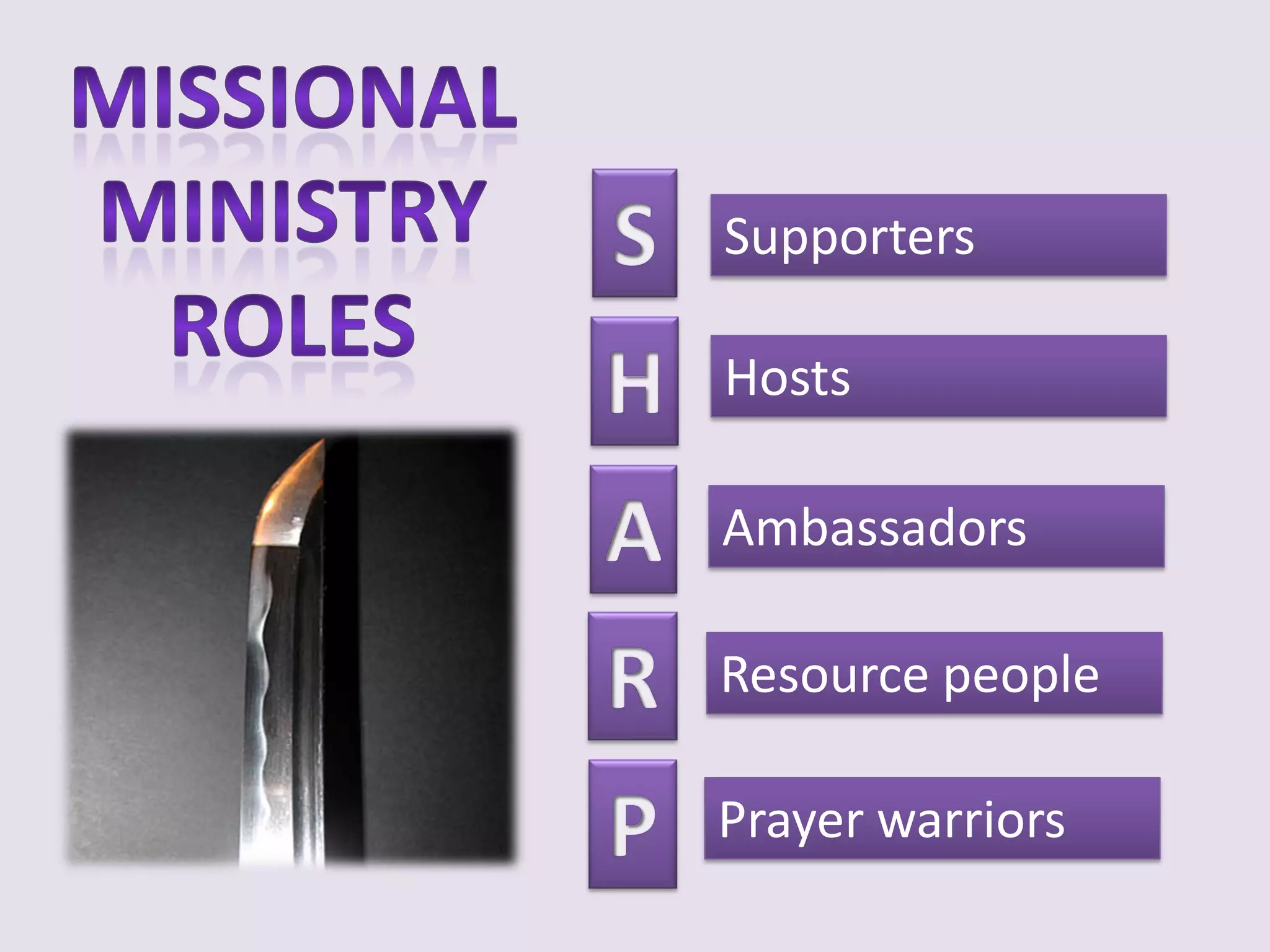 Supporters

Hosts

Ambassadors

Resource people

Prayer warriors
 