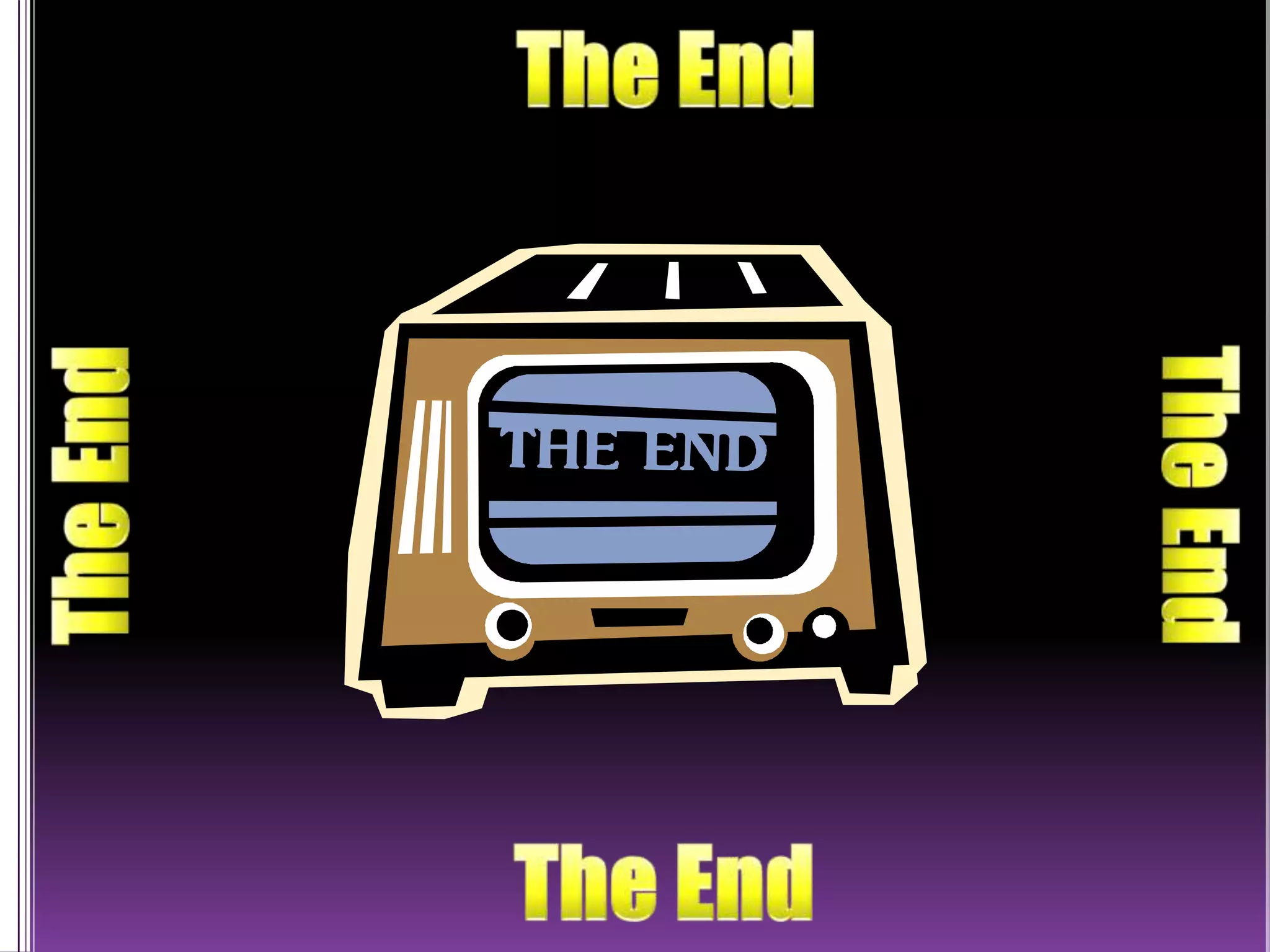 The EndThe EndThe EndThe End