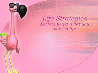 Life Strategies Secrets to get what you want in life. 