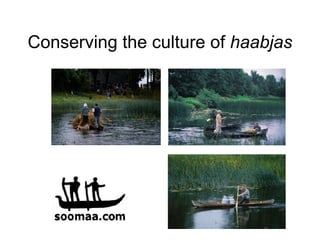 Conserving the culture of  haabjas 