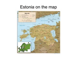 Estonia on the map 