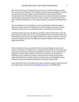 Lifelong Bone Health | PDF