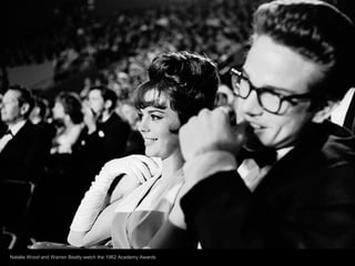 Audrey Hepburn anxiously chews her fingernail just before receiving the best actress Oscar for Roman Holiday in 1954. Her ...