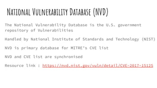 Life of a CVE | PDF