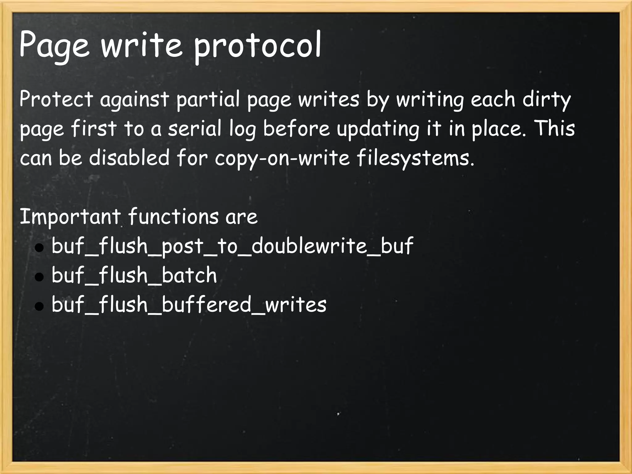 Life Of A Dirty Page Inno Db Disk Io