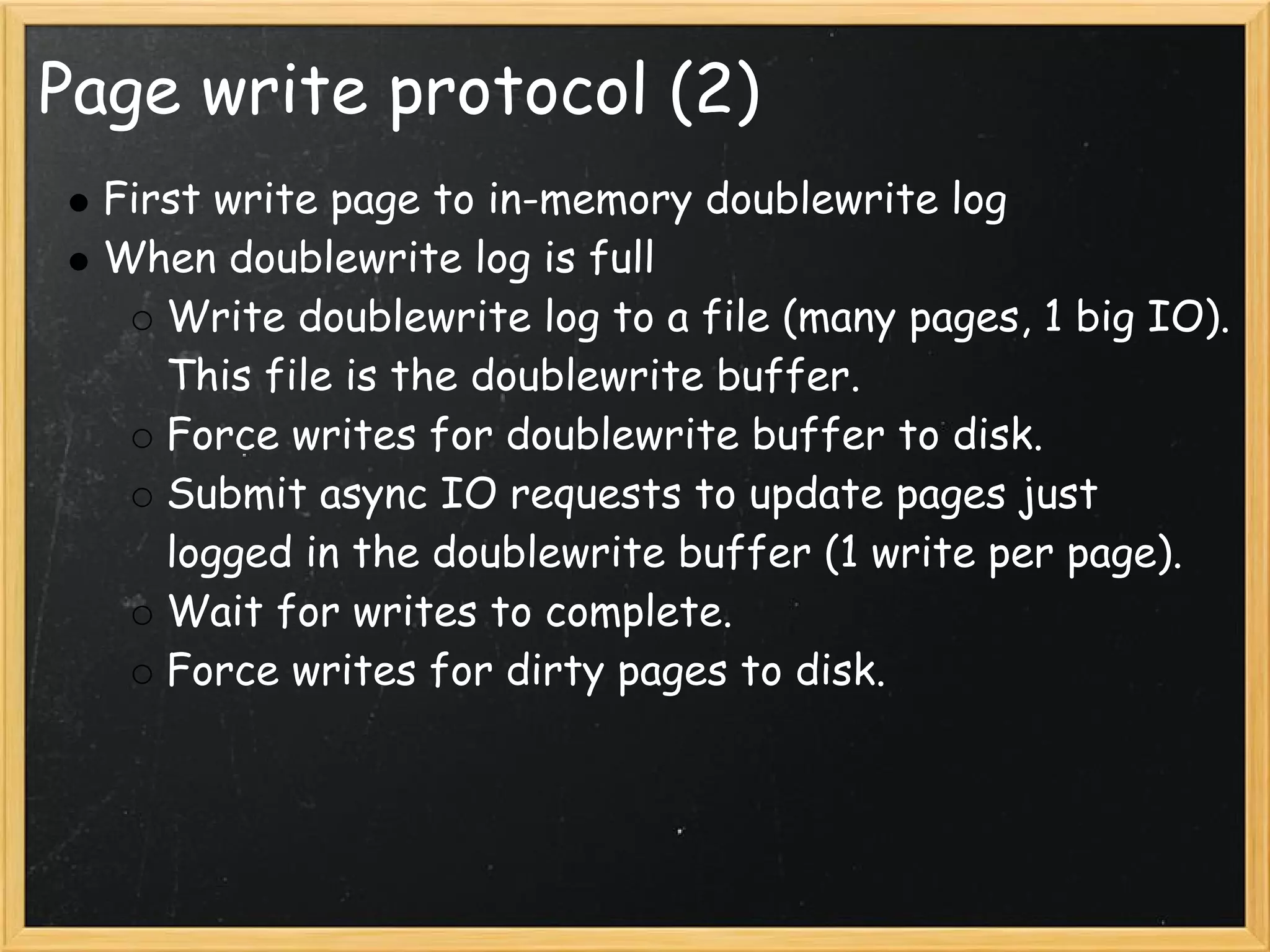 Life Of A Dirty Page Inno Db Disk Io