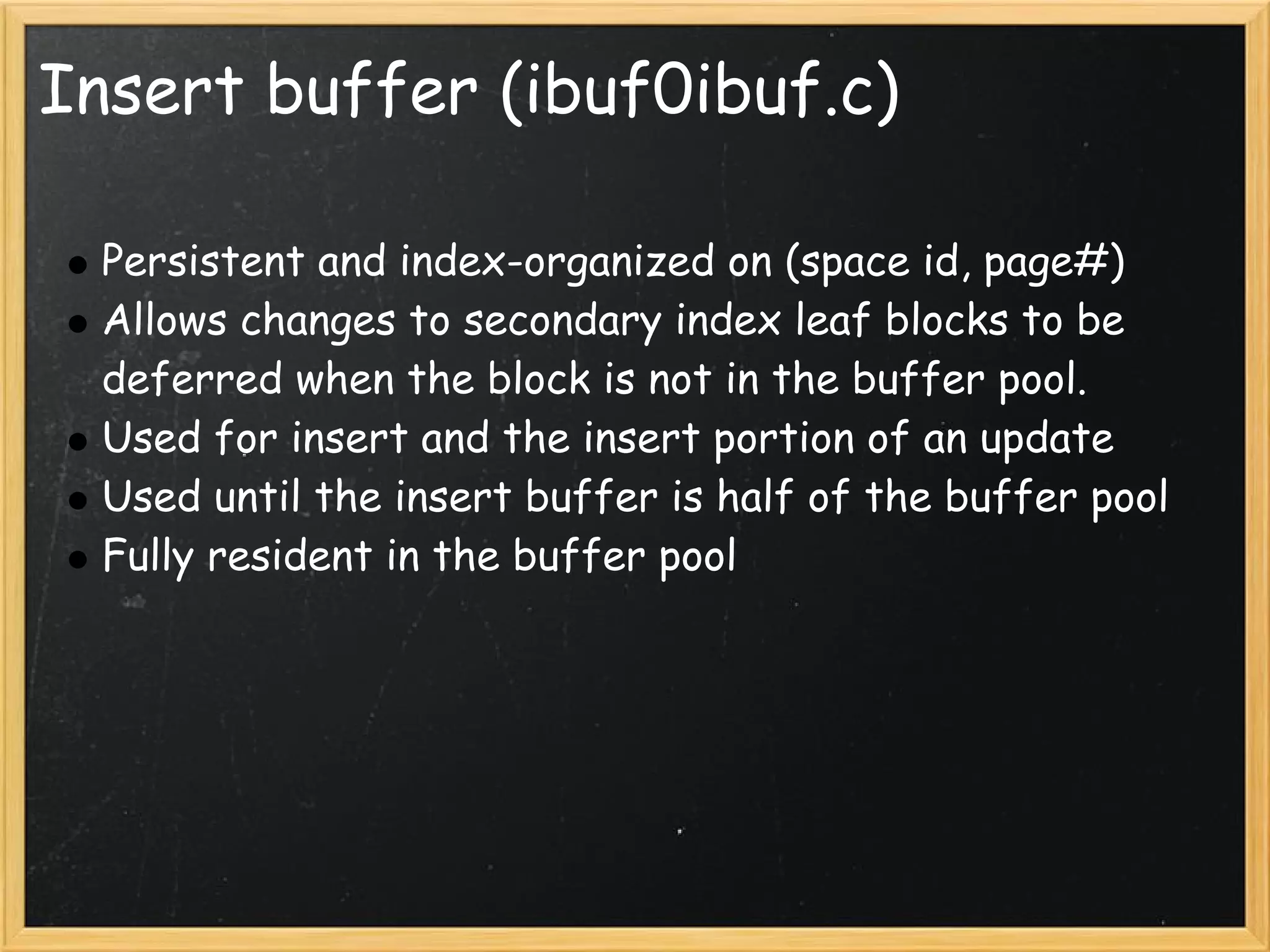Life Of A Dirty Page Inno Db Disk Io