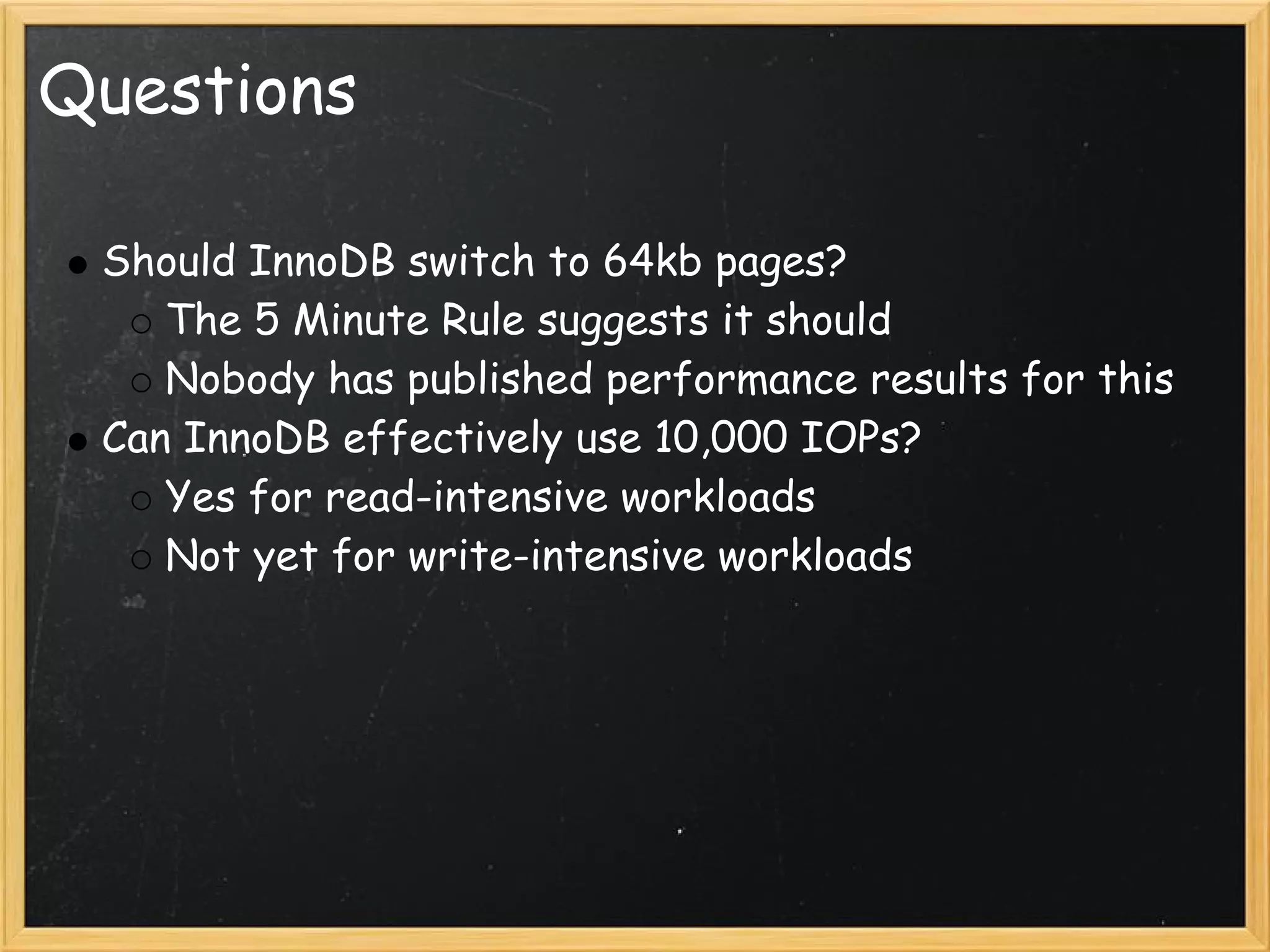 Life Of A Dirty Page Inno Db Disk Io