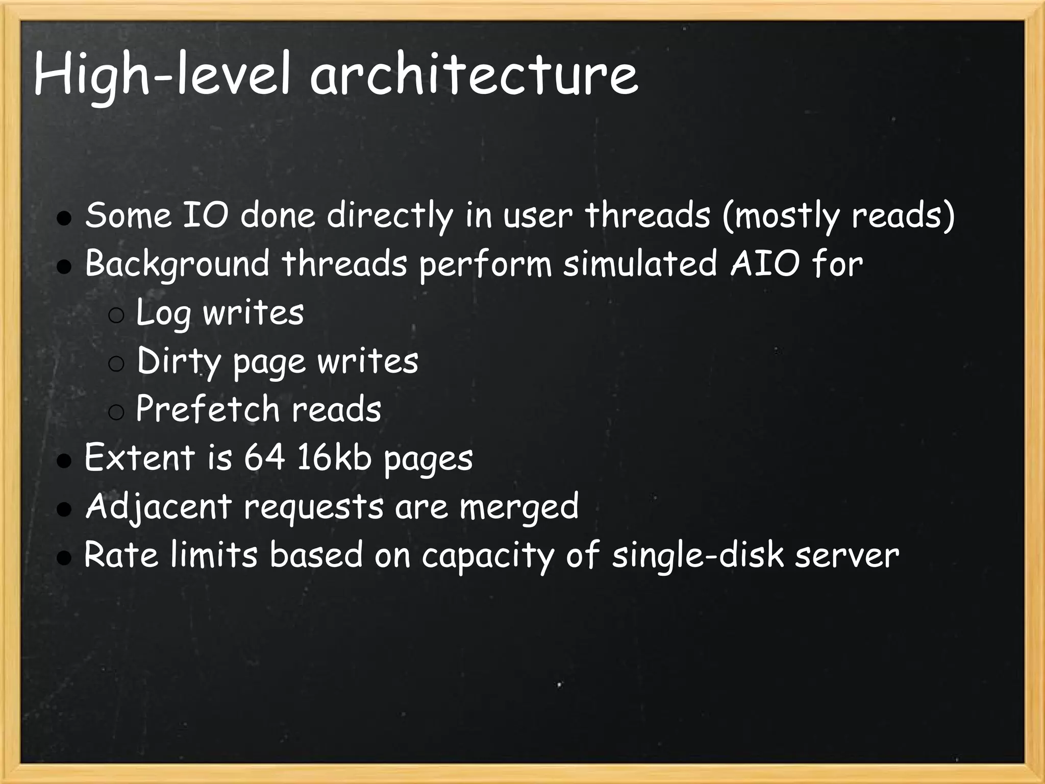 Life Of A Dirty Page Inno Db Disk Io