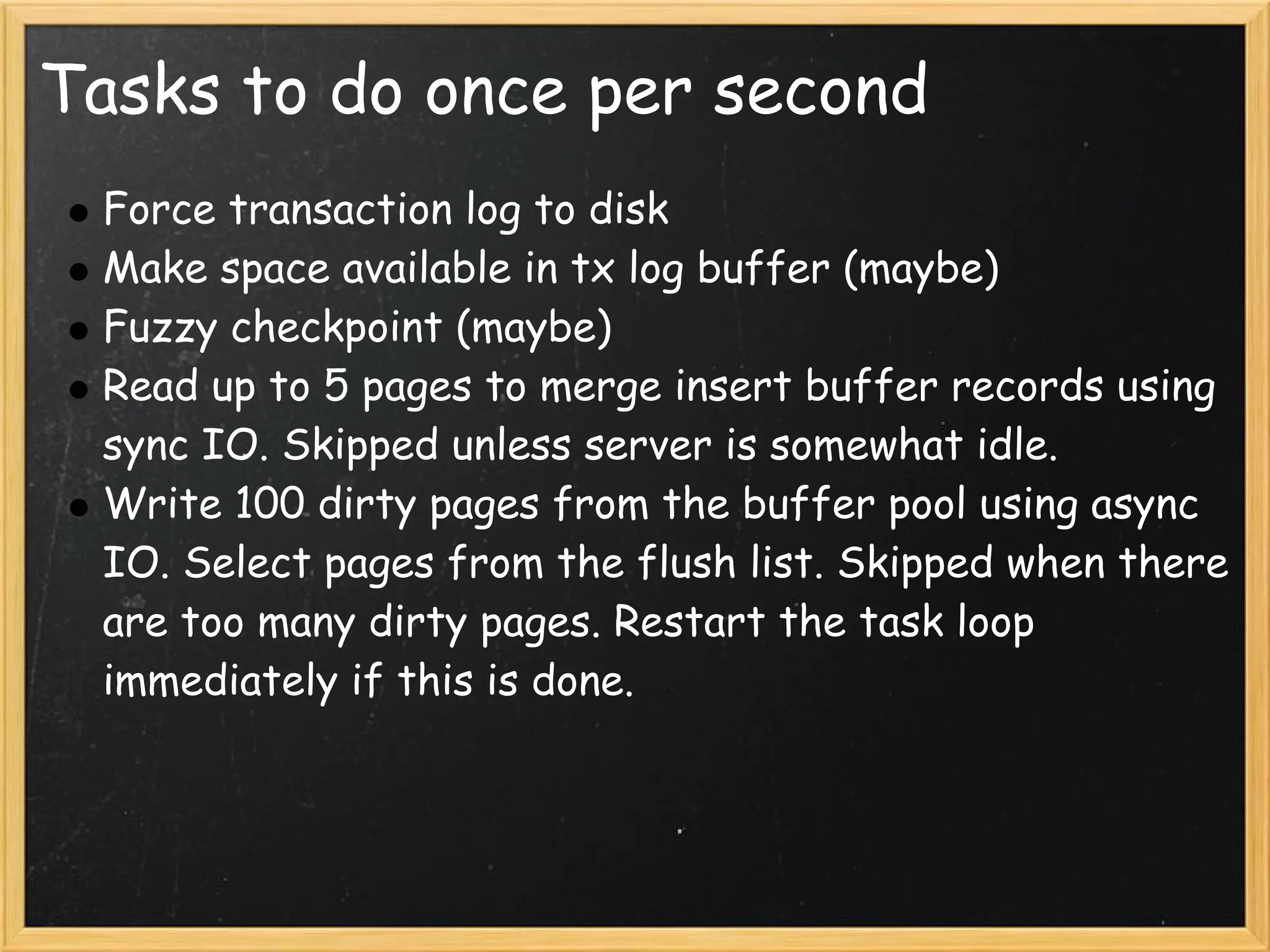 Life Of A Dirty Page Inno Db Disk Io