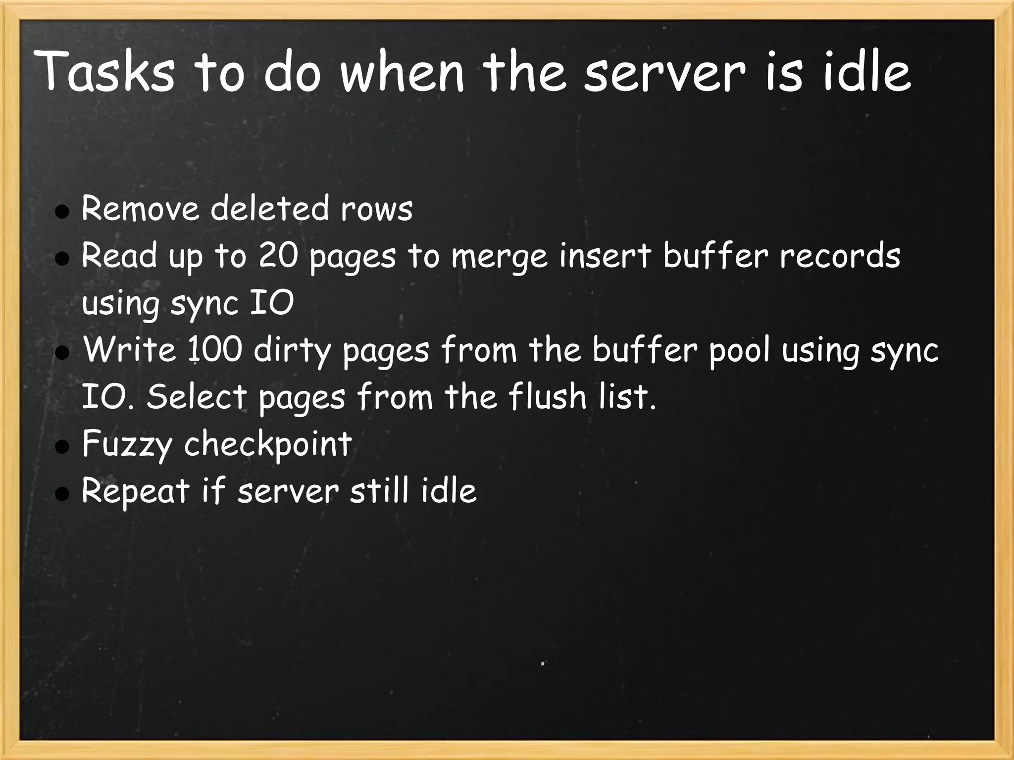 Life Of A Dirty Page Inno Db Disk Io